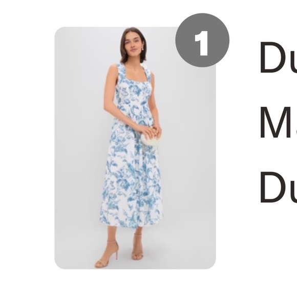 Hyacinth House Dresses & Skirts - Hyacinth House - dusty blue floral maizie maxi dress